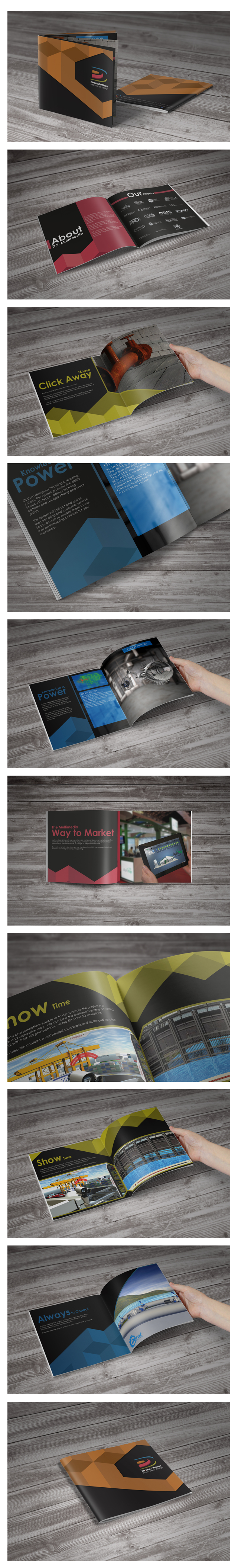 Design Brochure for DP.Multimedia on Behance