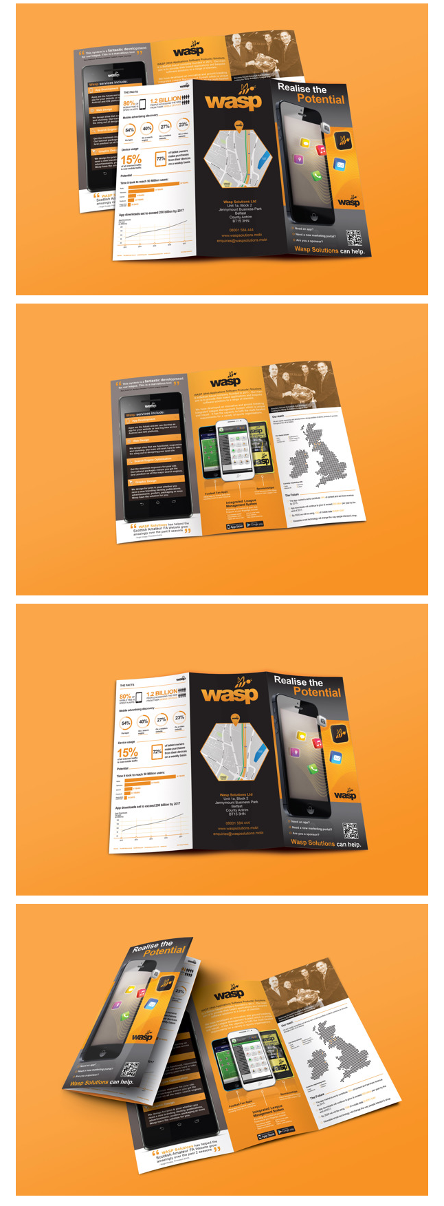 Wasp corporate brochure on Behance