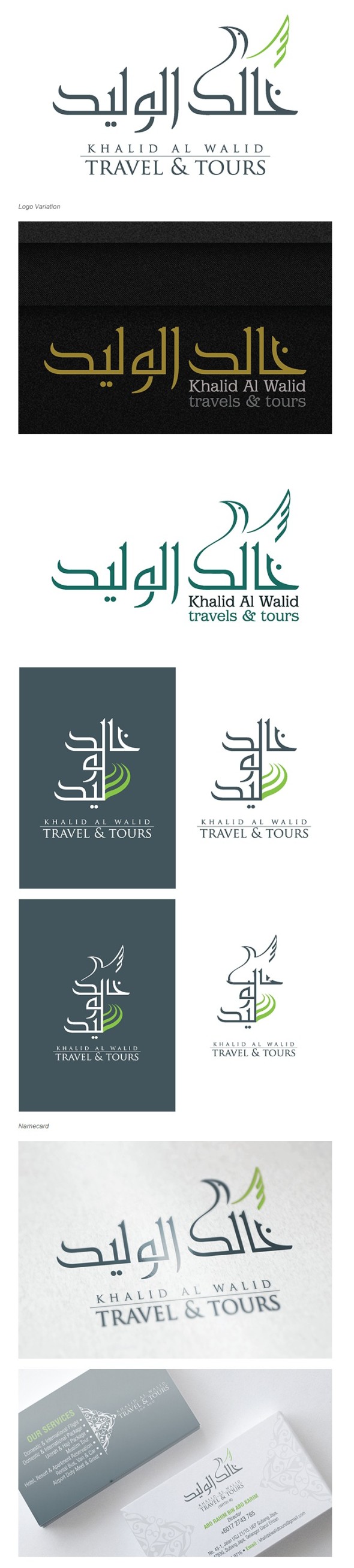 Arabic Branding Khalid Al Walid Travel