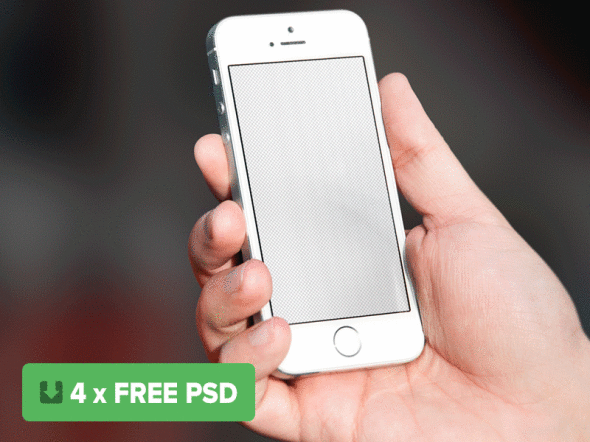 Free iPhone 5S Mockups