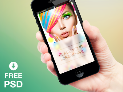 Free iPhone Mockup PSD