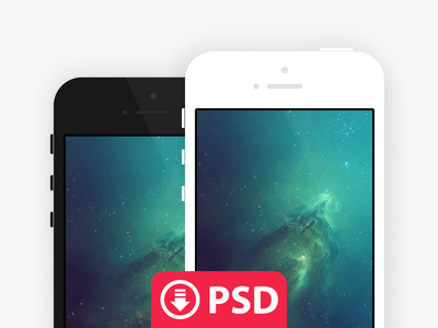 iPhone 5S Minimal Mockup