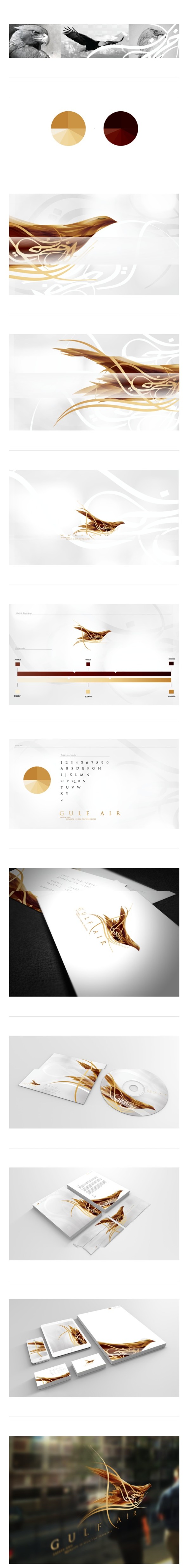 Gulf airlines on Behance
