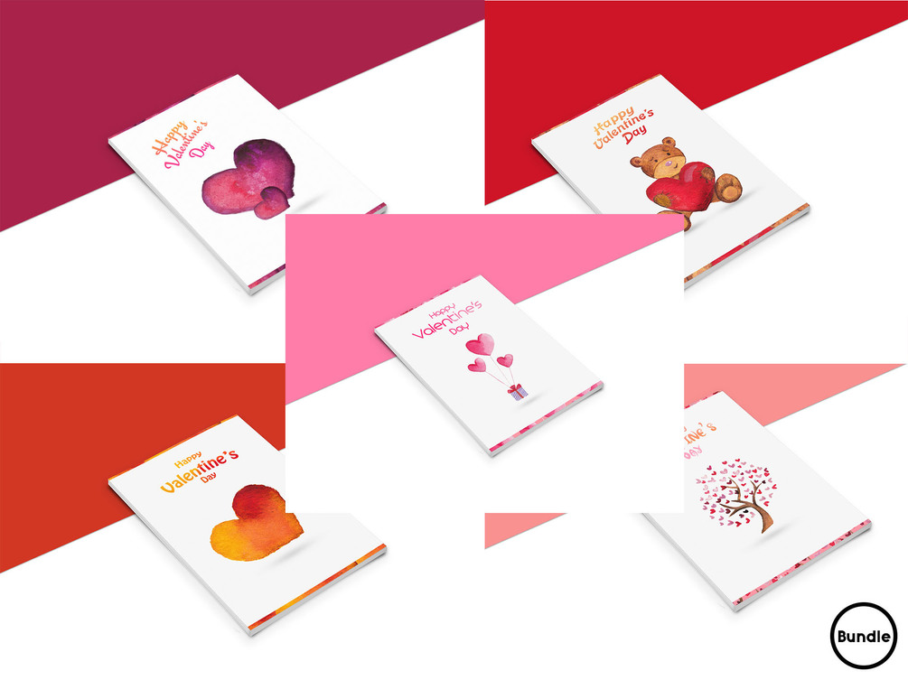 Beautiful Valentine's day Cards 2016 bundle