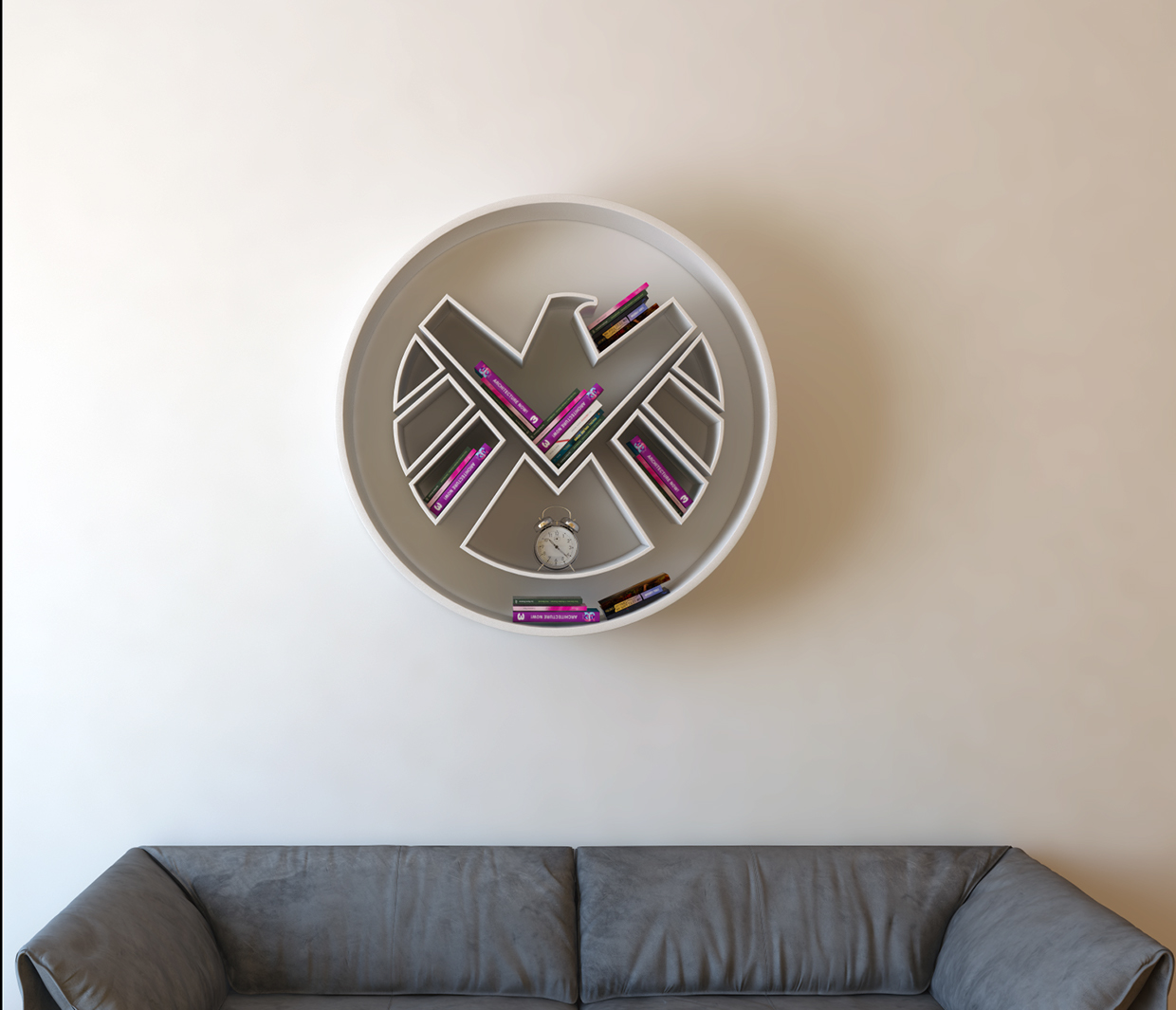 Agents of sheild Book shelf idea 2