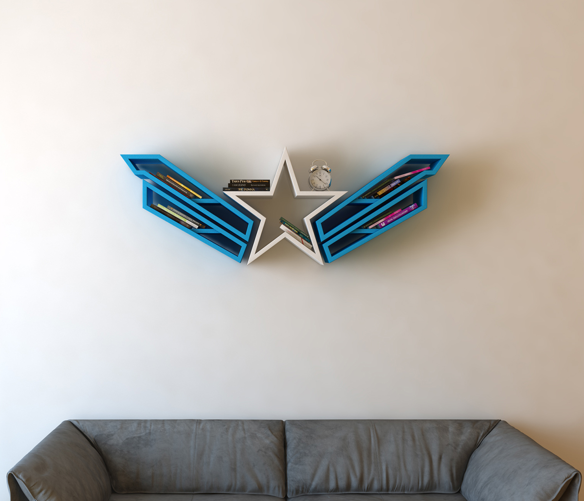 Captain America Book Shelf idea