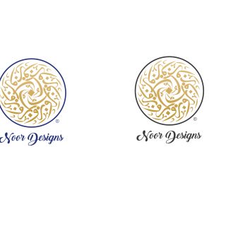 Gold color Calligraphy Logo Design