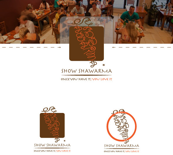 Shawarma Restaurant Logo Design Example