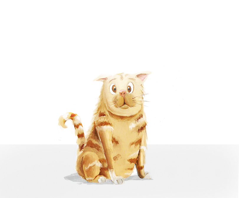 cute cat illustration