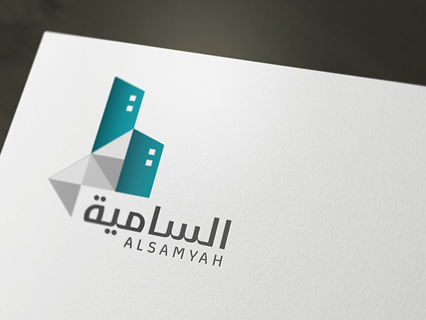 real estate agency logo design arabic
