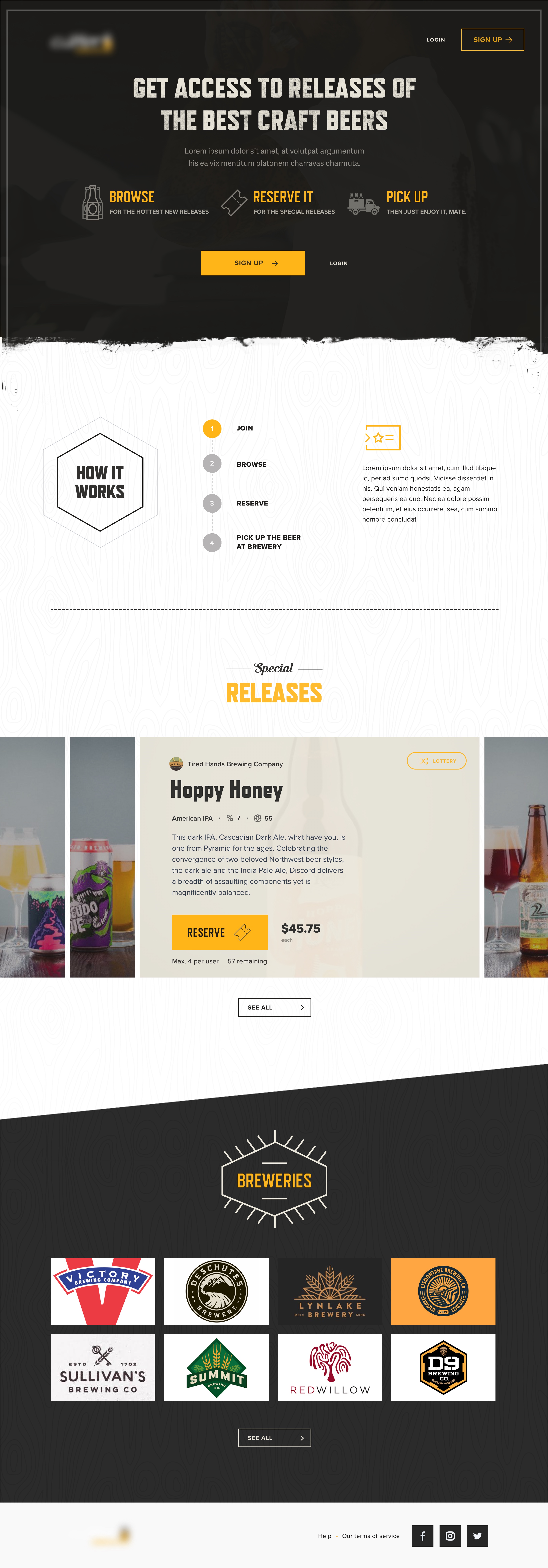 clean and simple website design idea for clean and simple website design idea for beer company