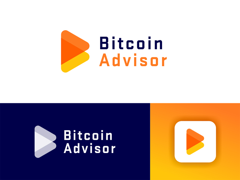 Crypto Logo design for cryptocurrency advisor branding