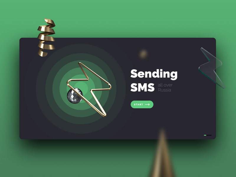 Web Layout and Header UI for SMS website
