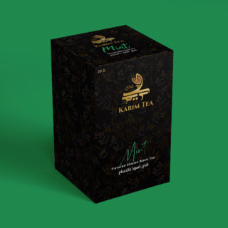 Logo and packaging design for a tea company