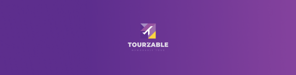 Plane shape Logo design for travel and tourism