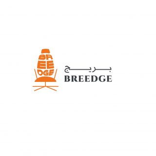BREEGE Furniture Brand Logo in chair shape and typography